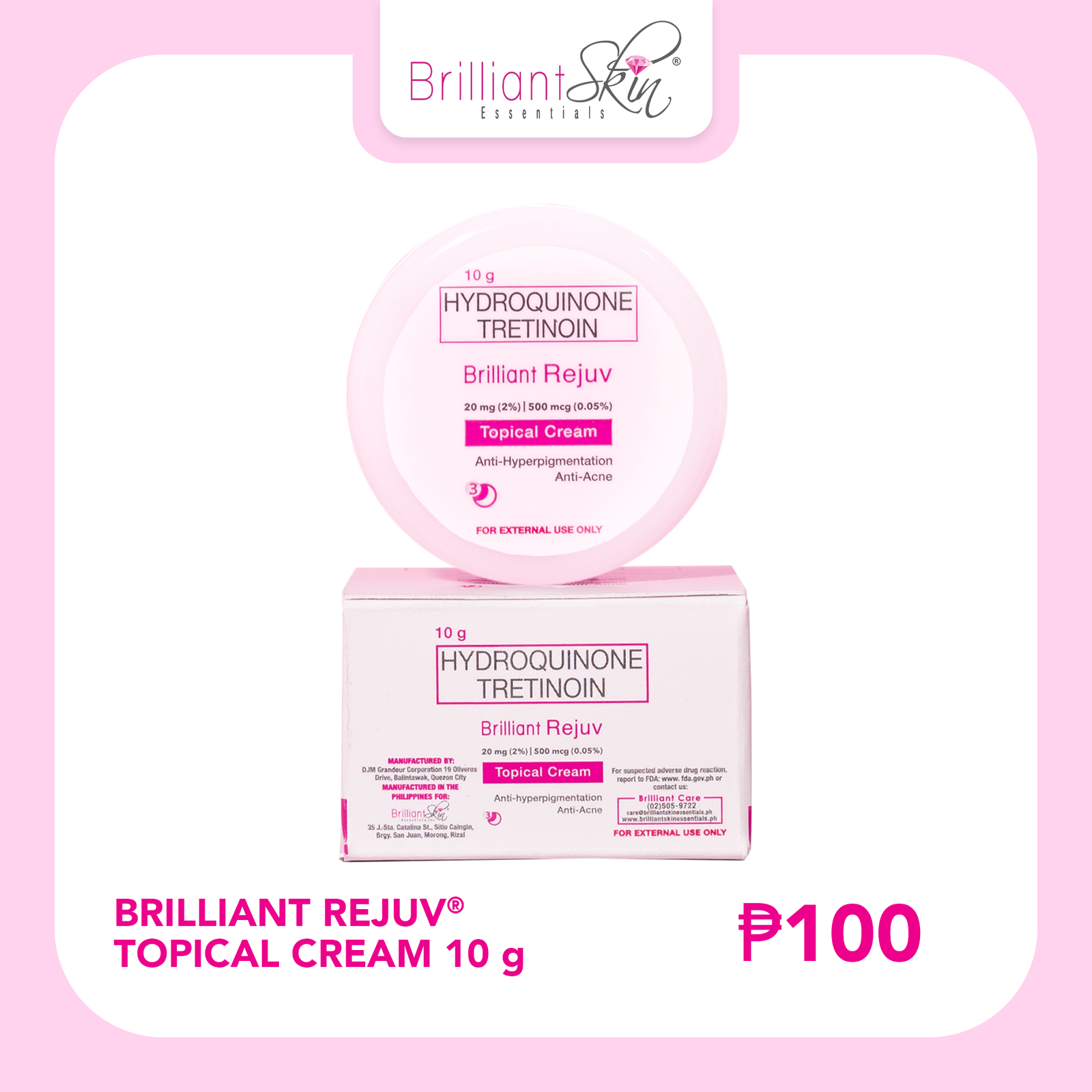 Brilliant Rejuv Topical Cream 10g