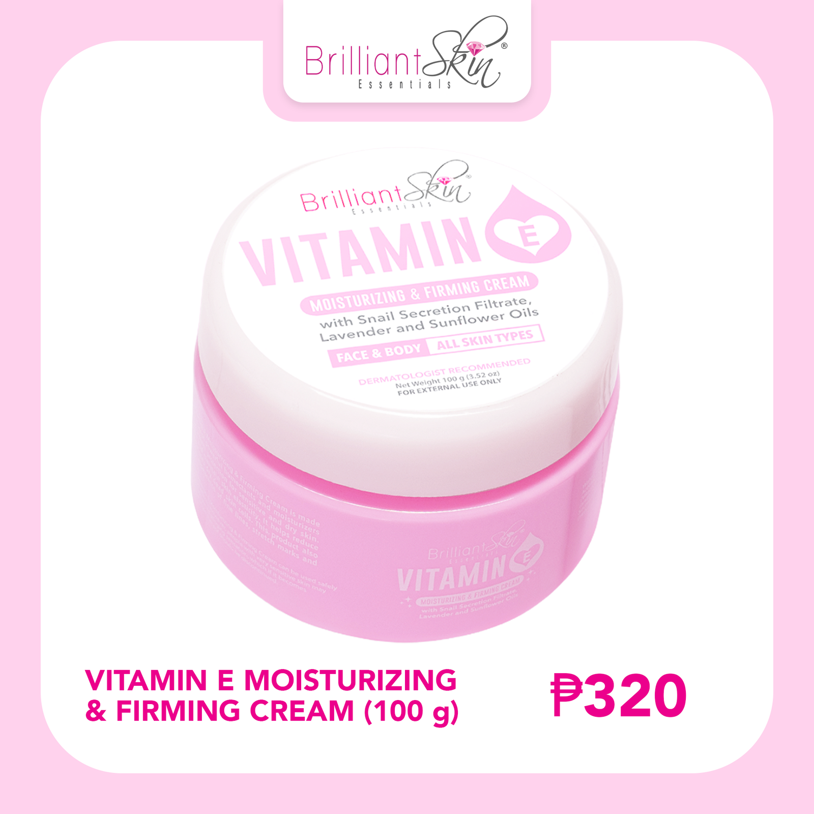 Vitamin-E Moisturizing & Firming Cream