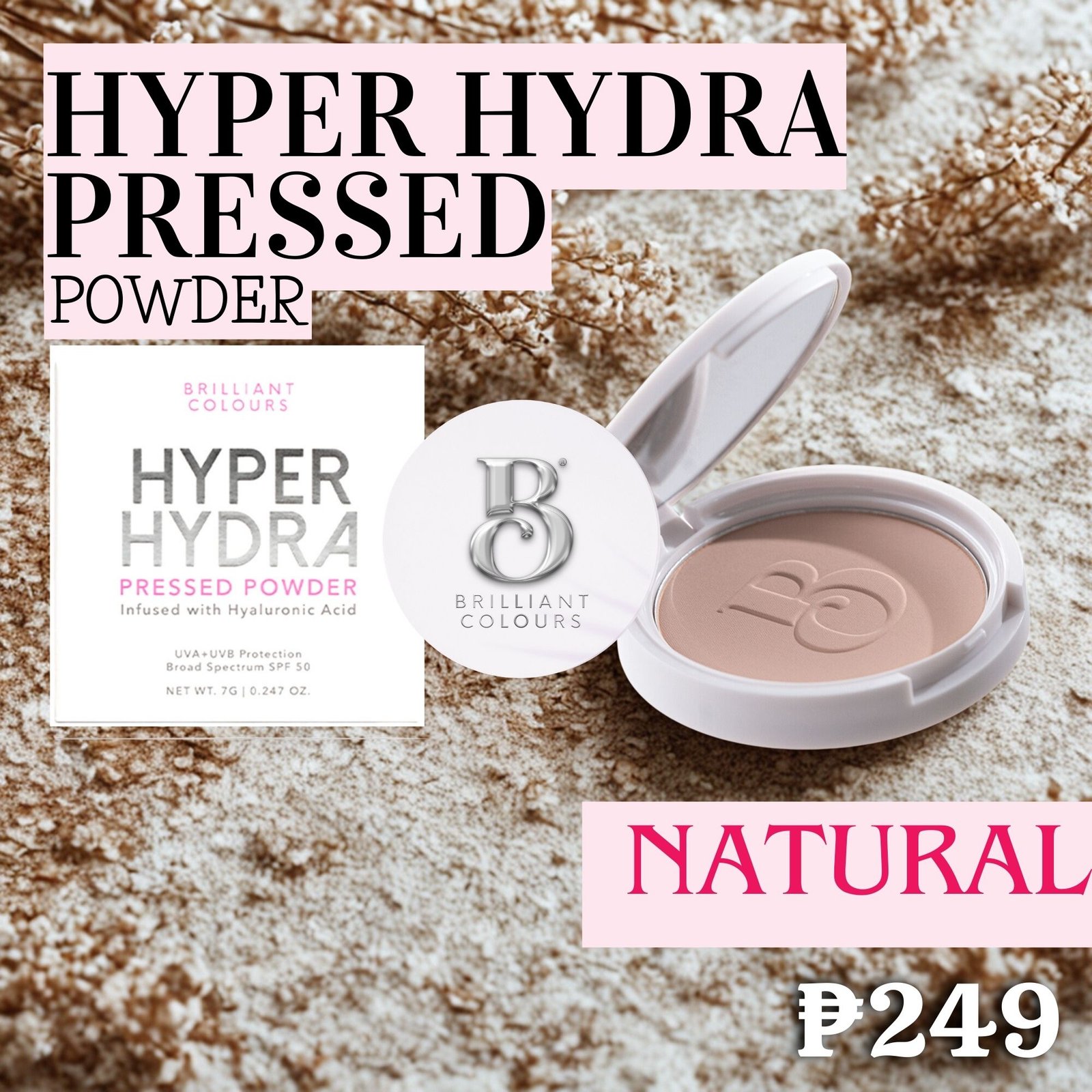Brilliant Colours Hyper Hydra Pressed Powder